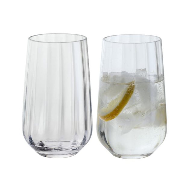 Dartington Crystal Aurea Highball Pair