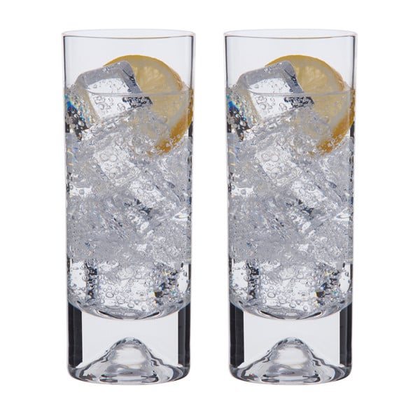 Dartington Crystal Dimple Highball Pair