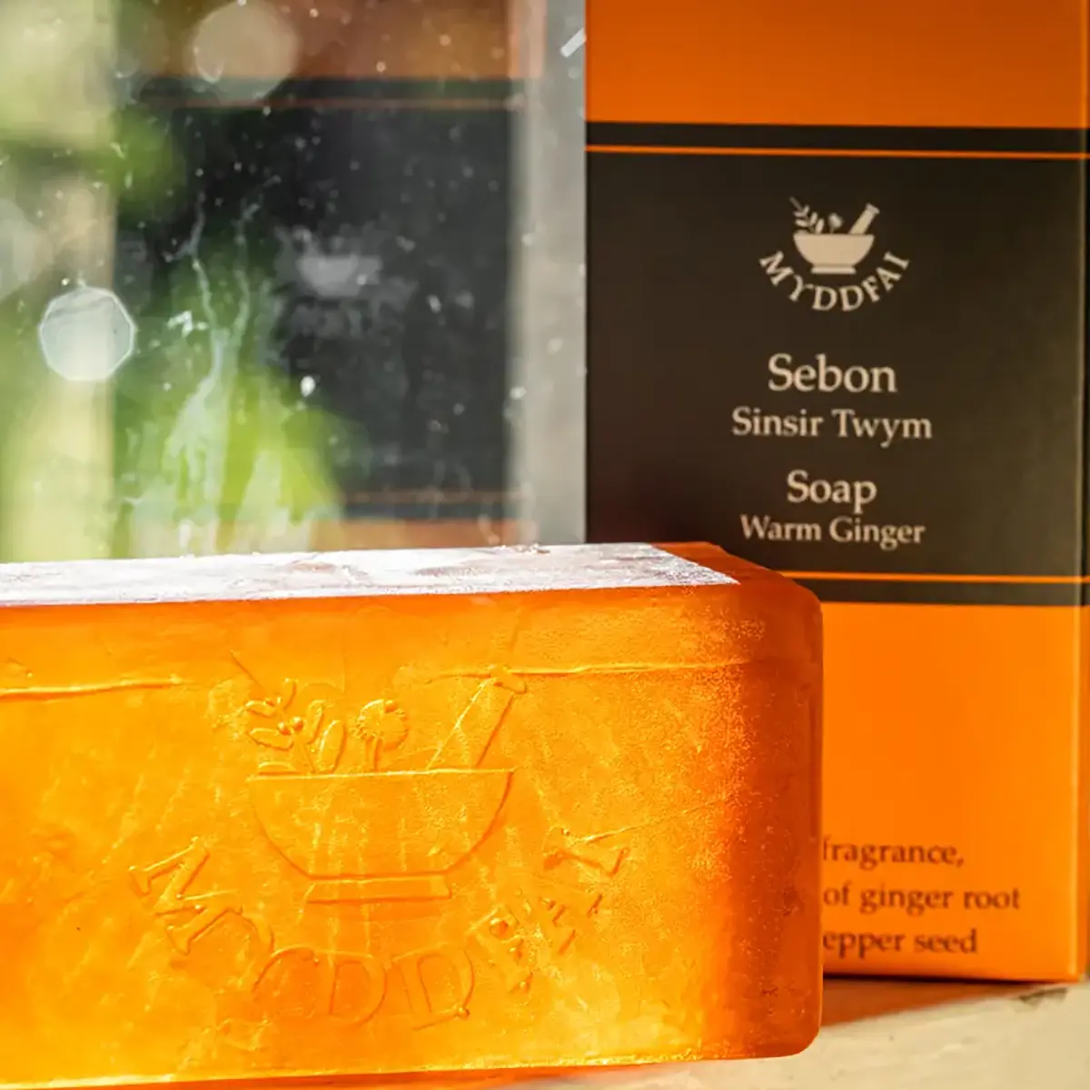 Myddfai Sinsir Twym / Warm Ginger Soap 220g