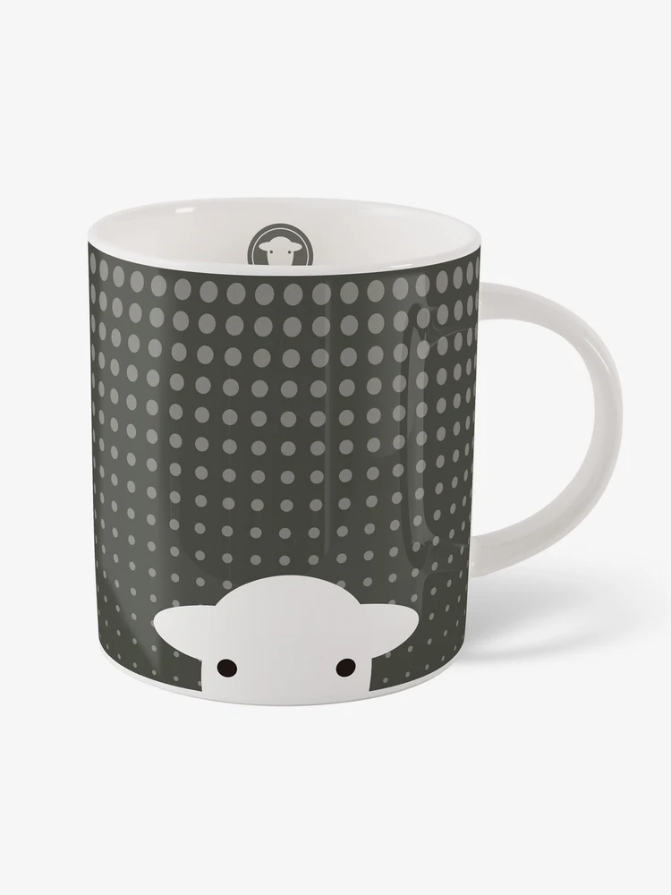 Herdy Peep in The Rain Mug - Grey