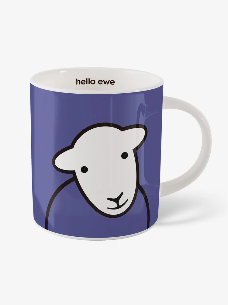 Herdy Hello Ewe Mug - Purple