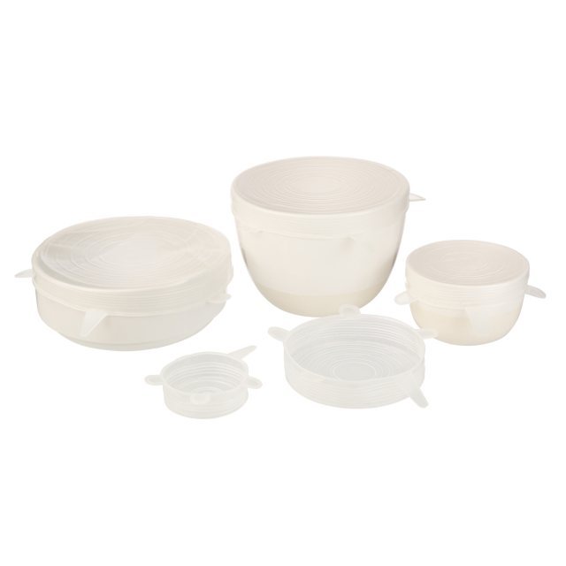 & Again Silicone Bowl Covers - 5 Pack