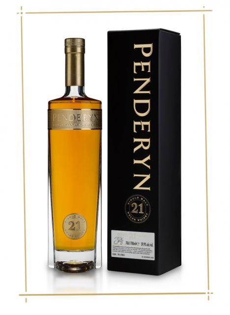 Penderyn 21 Year Old Single Malt Welsh Whisky 70cl