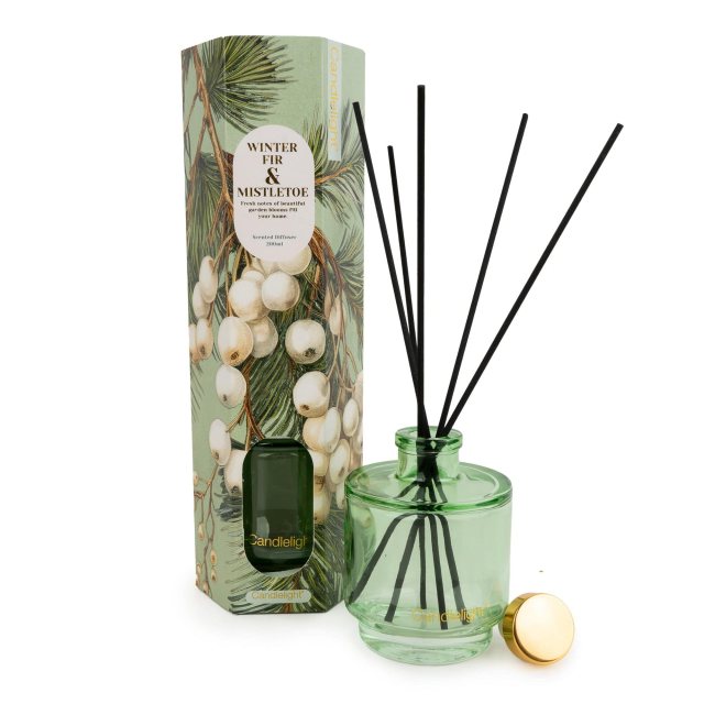 Candlelight Reed Diffuser - Winter Fir & Mistletoe 200ml