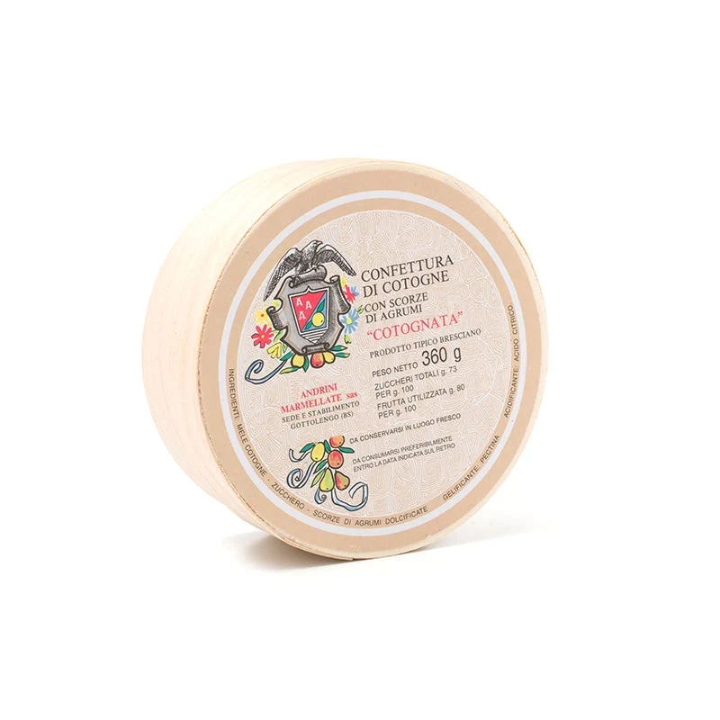 Andrini Cotognata (Sweet Quince Jelly Conserve In a Wooden Box) 350G