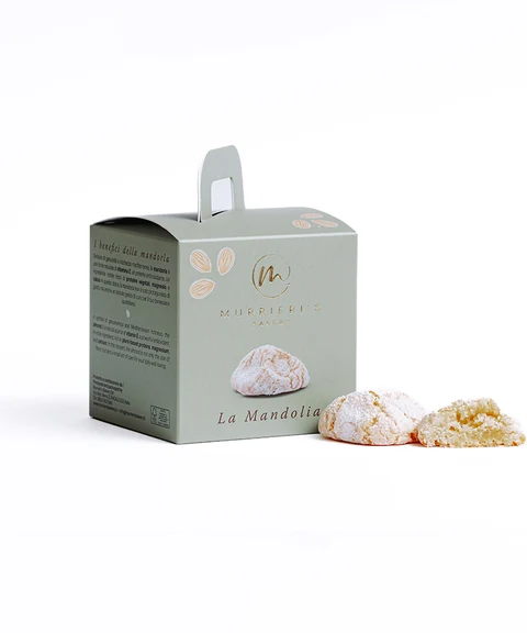 Murrieri Mandolia Classic (Delicate Gluten-Free Ricciarelli-style Almond Pastries) 130g