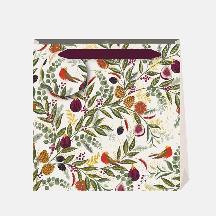 Sara Miller Fig & Ferns Cream Medium Bag