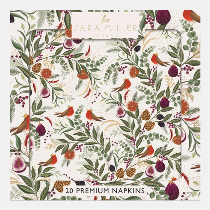 Sara Miller Fig & Fern Paper Napkins