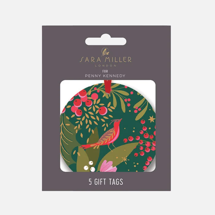 Sara Miller Sugarplum Greens Tag 5 Pack