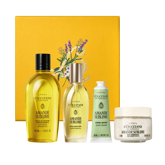L'Occitane Almond (Amande) Body Care Collection 4piece