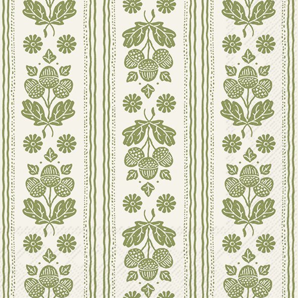 IHR Napkins Autumn Wallpaper Green