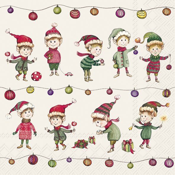 IHR Napkins Elves At Work