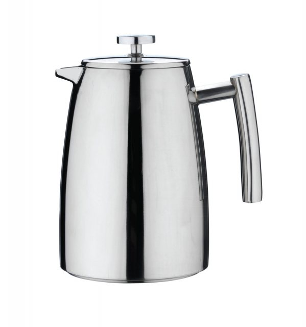 Grunwerg Belmont Double Wall Cafetiere Satin Finish 8 Cup