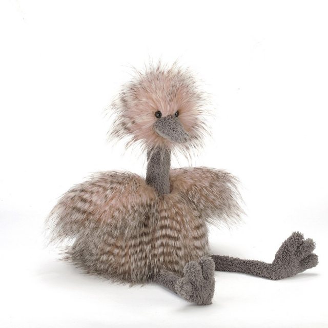 Jellycat Soft Toys Living Nostalgia Ostrich Feather Hand Held Duster