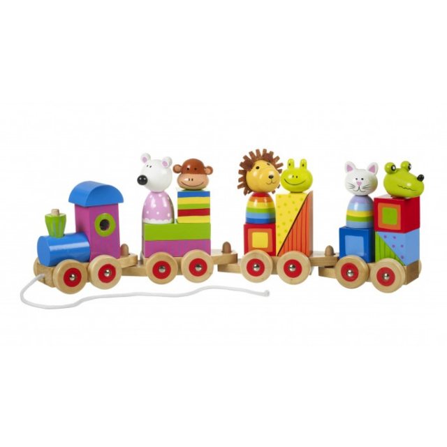 Orange Tree Animal Puzzle Train