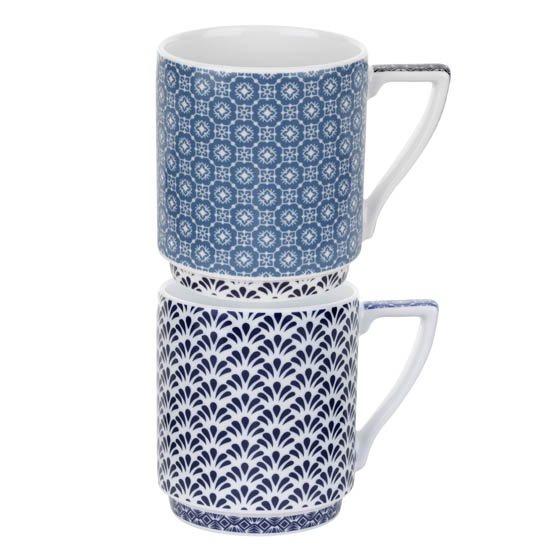 Ted Baker Portmeirion D/C   TBG Stacking Mug S/2 - Balfour III & IV
