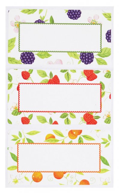 KitchenCraft Home Made Pack of 100 Assorted Jam Jar Labels