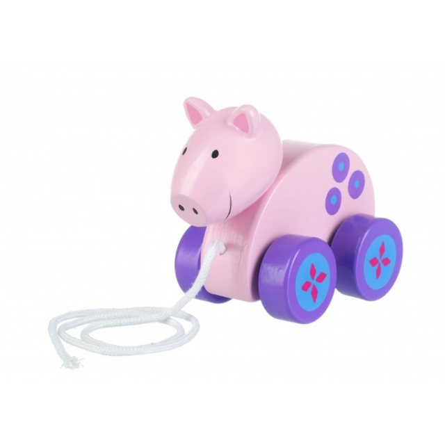 Orange Tree Toys D/C   Pig Pull Along