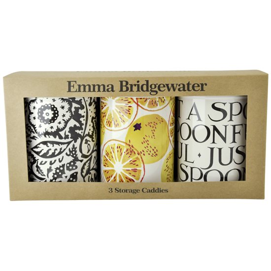 Emma Bridgewater Emma Bridgewater Black Toast & Marmalade Set of 3 Caddies