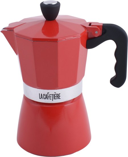 La Cafetiere Classic Espresso 3 Cup Red