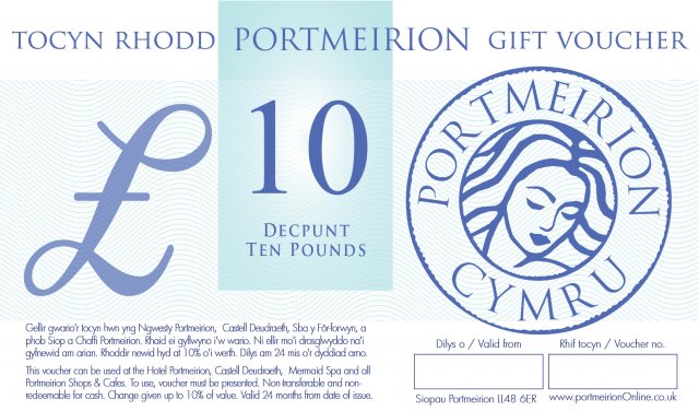 Portmeirion Shops £10 Portmeirion Gift Voucher