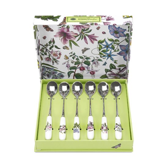 Portmeirion Botanic Garden Tea Spoon Set of 6