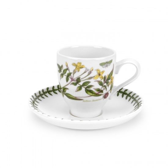 Portmeirion Botanic Garden Coffee Cup & Saucer 4oz Traditional