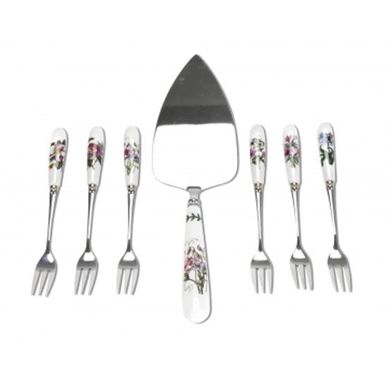 Portmeirion Botanic Garden Cake Slice & Forks