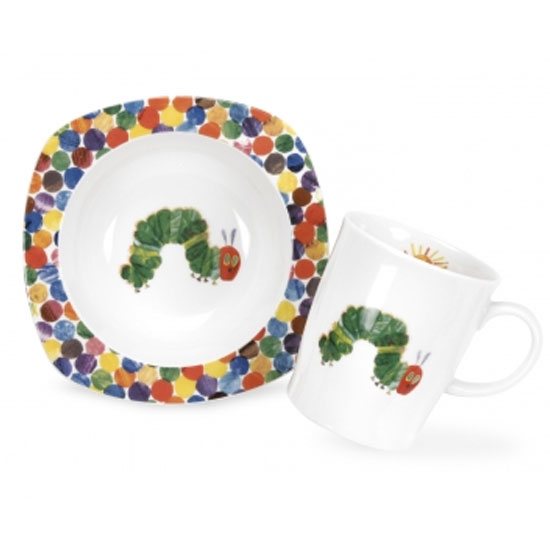 Portmeirion Pottery D/C   The Very Hungry Caterpillar 2 Piece Set