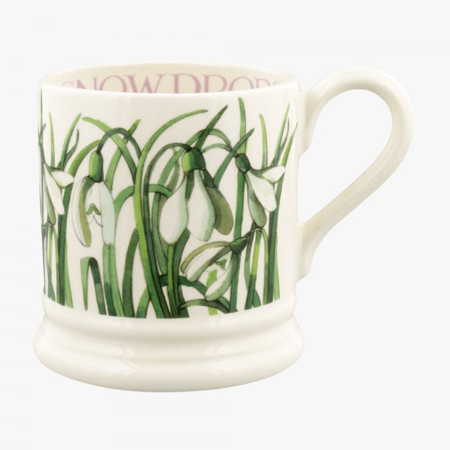 Emma Bridgewater Flowers Snowdrop 1/2 Pint Mug