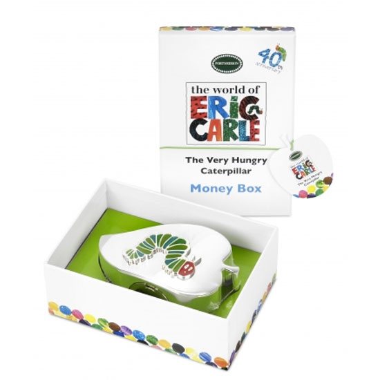 Portmeirion D/C   The Very Hungry Caterpillar Money Box Silver