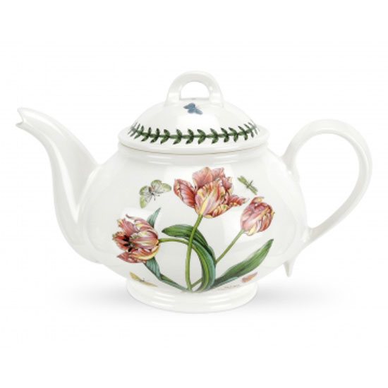 Portmeirion Pottery Botanic Garden Tea Cup & Saucer 7oz Drum