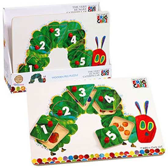 The Very Hungry Caterpillar Botanic Garden Square Coasters Pimpernel Set Of 6