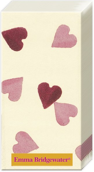 Emma Bridgewater 4Ply Tissues - Pink Hearts