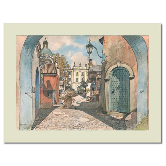 Portmeirion Pottery D/C   Baldwin Print Battery Square