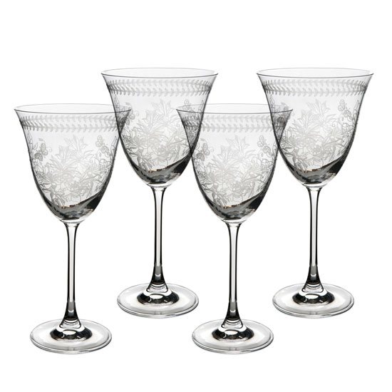 Portmeirion Botanic Garden Wine Glass Set of 4