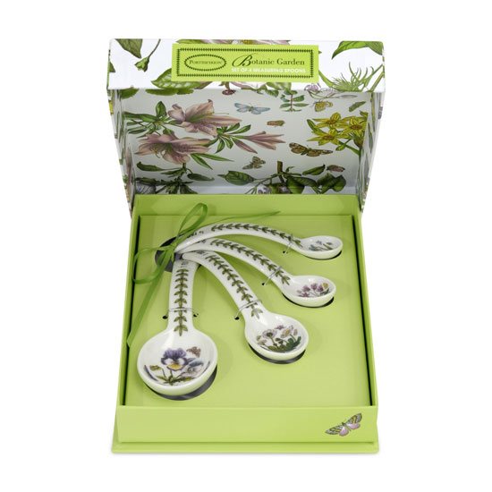 Portmeirion Pottery D/C   Botanic Garden Measuring Spoon SET 4