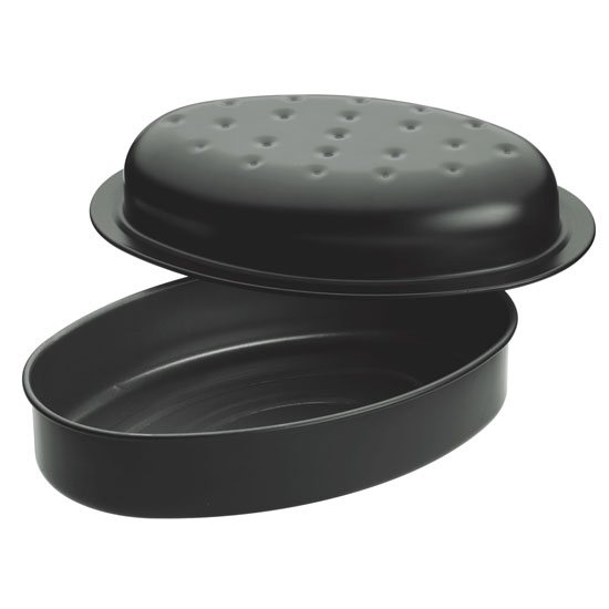 KitchenCraft MasterClass Non-Stick Covered Oval Roasting Pan