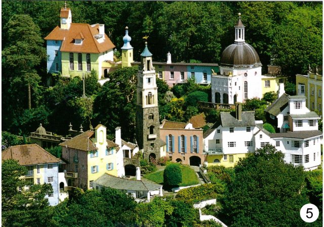 Portmeirion Cymru Portmeirion Postcard