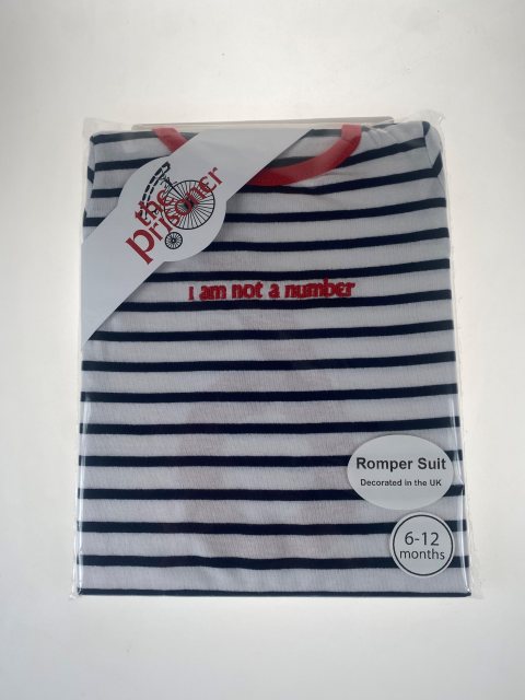 The Prisoner Batela Short Sleeve Nautical Stripe Dress With Bow - Navy