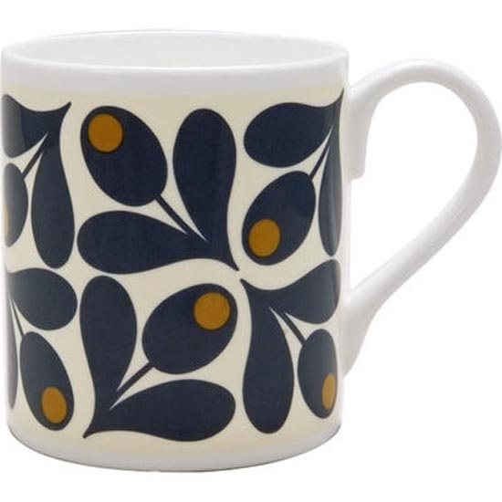 Orla Kiely Acorn Cup - Slate Mug