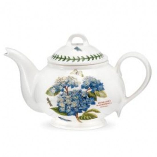 Portmeirion Pottery CACEN Round Tin | Serif Font, Cream & Chrome