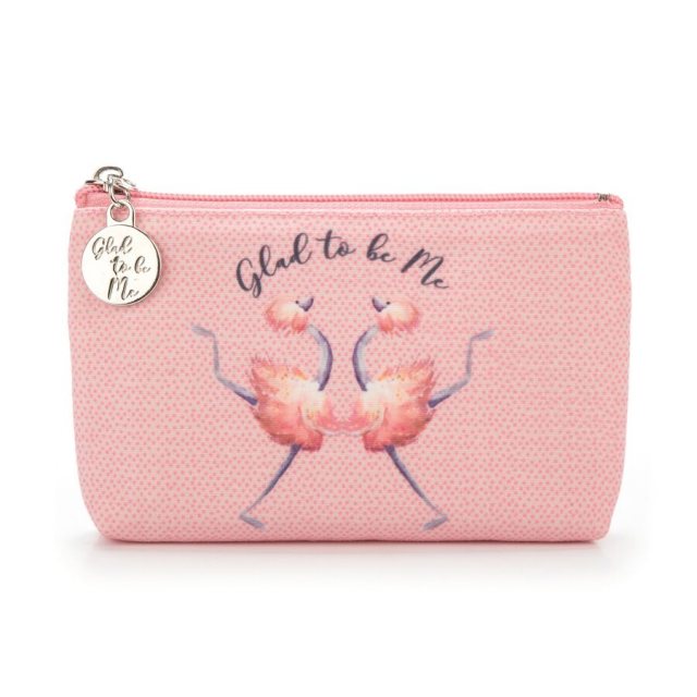 Jellycat  Powder Velvet Embroidered Mini Pouch - Sparkling Seahorse Aqua