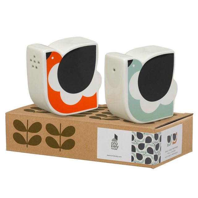 Orla Kiely Salt & Pepper Set Frilly Chicken