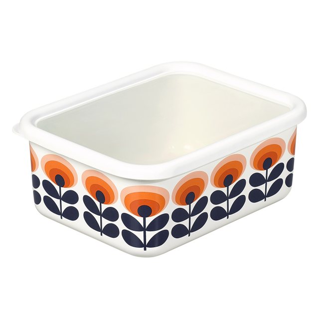 Orla Kiely The Kitchen Pantry Enamel Roaster 35cm