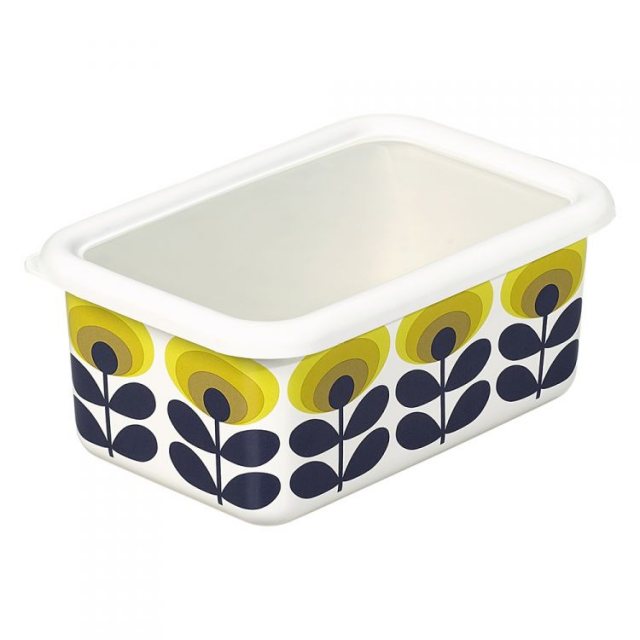 Orla Kiely The Kitchen Pantry Set of 3 Stacking Storage Jars Grey