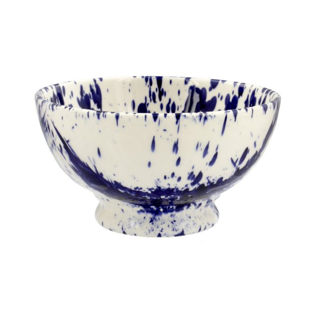 Emma Bridgewater Ivanros Blue Splatter Small Deep Bowl