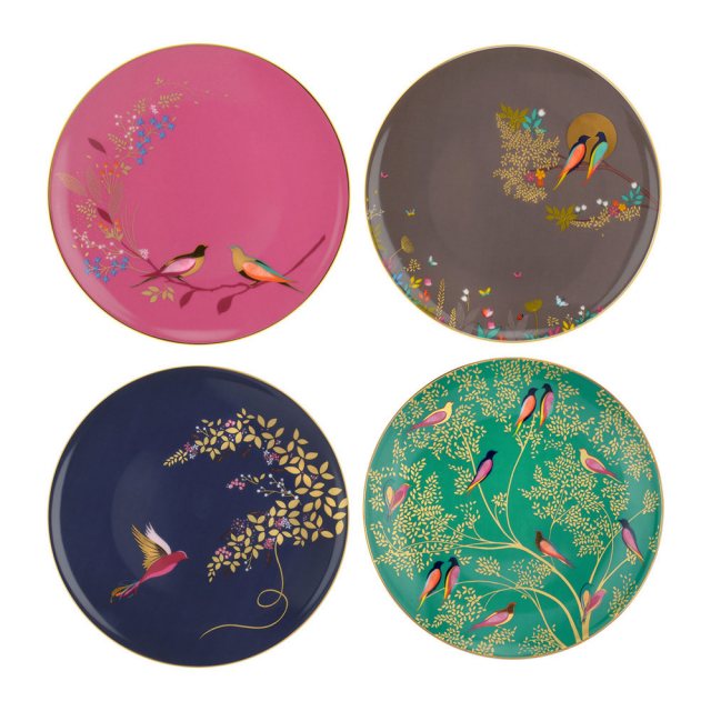 Sara Miller London Sara Miller Chelsea Collection Cake Plates Set Of 4