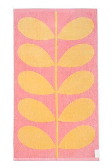 Orla Kiely Orla Kiely Beach Towel - Sunlight & Bubblegum Stem