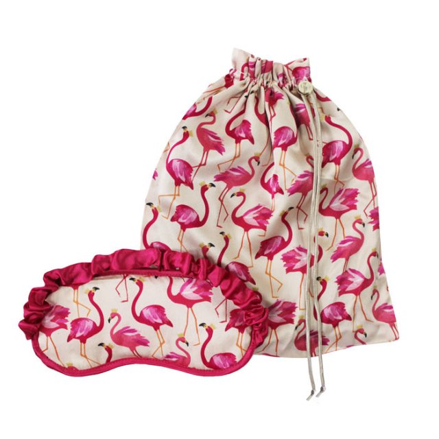 Sara Miller London Sara Miller Flamingo Eyemask & Bag